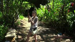 You explore with Paris and she finds a spot to suck your cock.